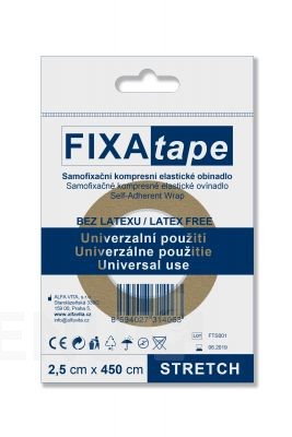 FIXAtape STRETCH 2.5cmx450cm samofixační obinadlo