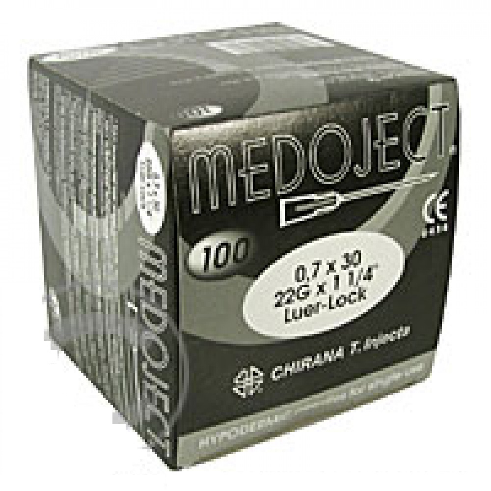 Inj.jehla 0.70x30 černá Chirana 100ks jednoráz.
