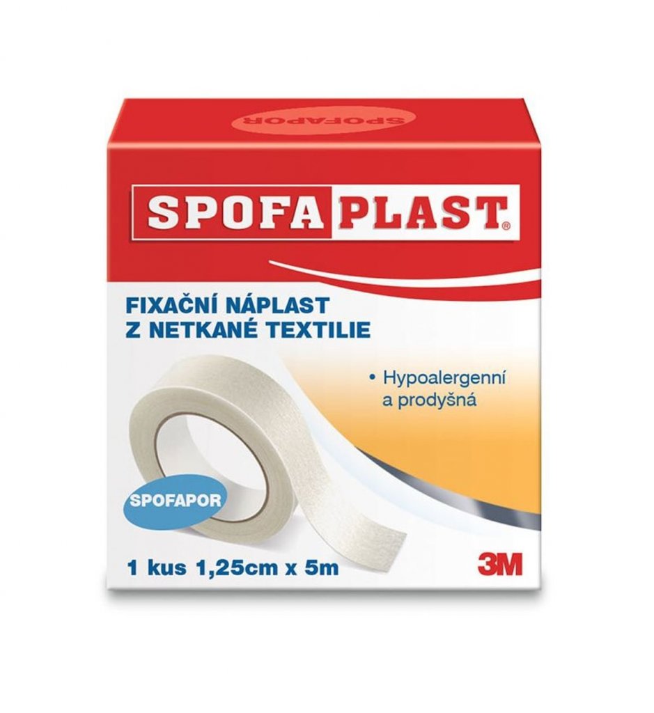 3M Spofaplast fix z netkané textílie 5mx12,5mm