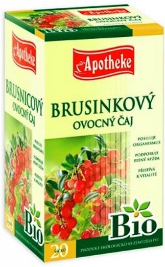 Apotheke BIO Brusinkový s rakytníkem čaj 20 x 1.8g