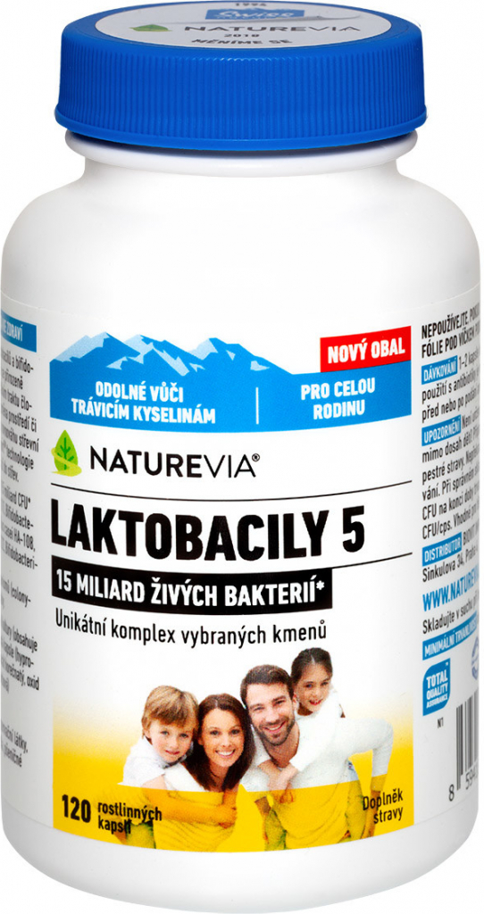 Swiss NatureVia Laktobacily 5 Imunita 120 tablet