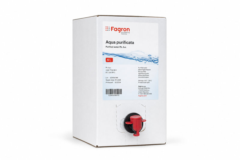 -Aqua purificata 5l Bag in Box Fagron