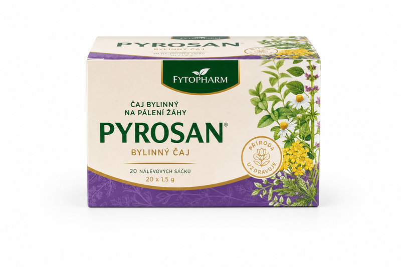 Čaj bylinný na pálení žáhy PYROSAN 20x1.5g Fytoph.