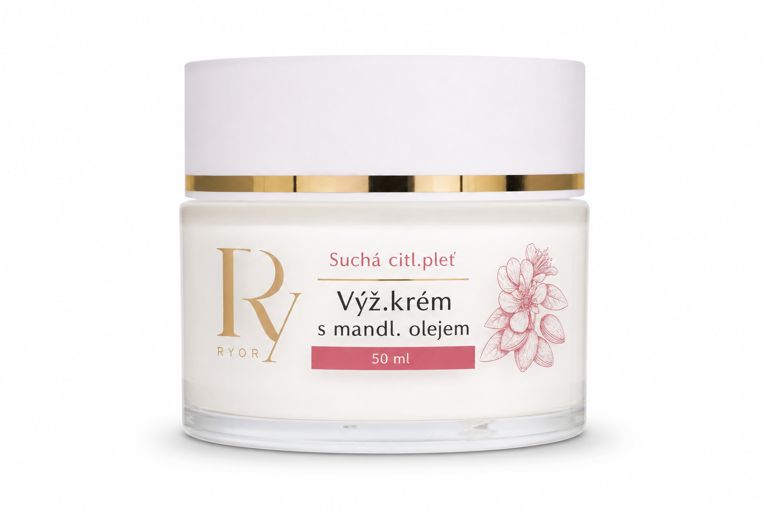 RY Suchá citl.pleť Výž.krém s mandl. olejem 50ml