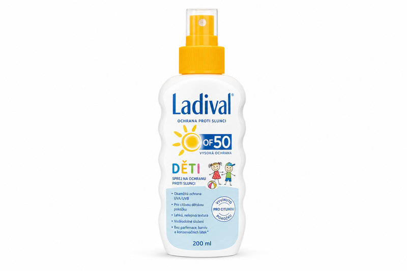 Ladival OF50 sprej ochrana proti slunci děti 200ml