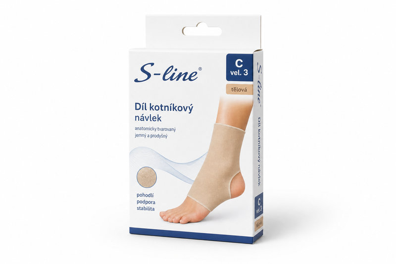 Díl kotníkový návlek S-line C vel.3 tělová