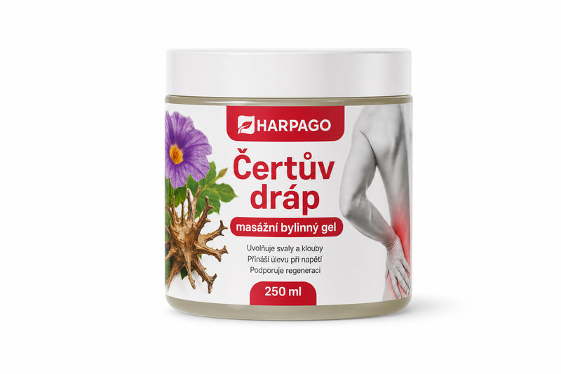HARPAGO Čertův dráp - masážní bylinný gel 250ml