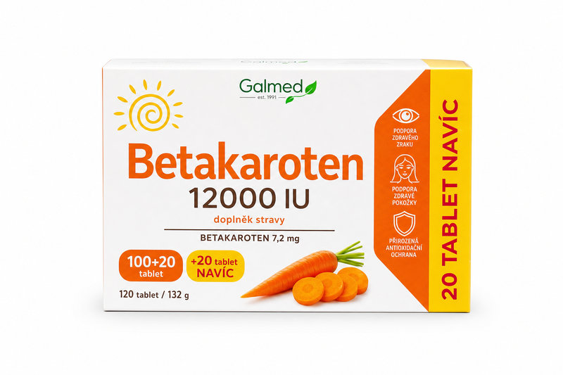 Betakaroten 12000 IU tob.100+20 Galmed