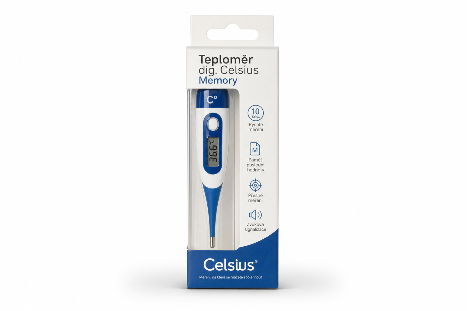 Teploměr dig. Celsius Memory