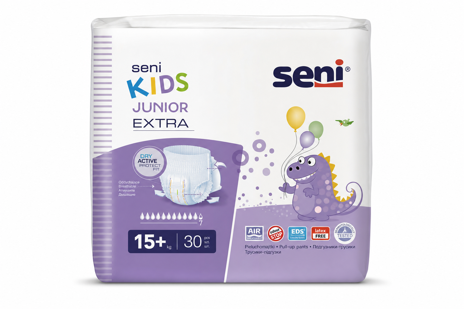 Seni Kids Junior Extra plenko.kalhotky 15+ 30ks