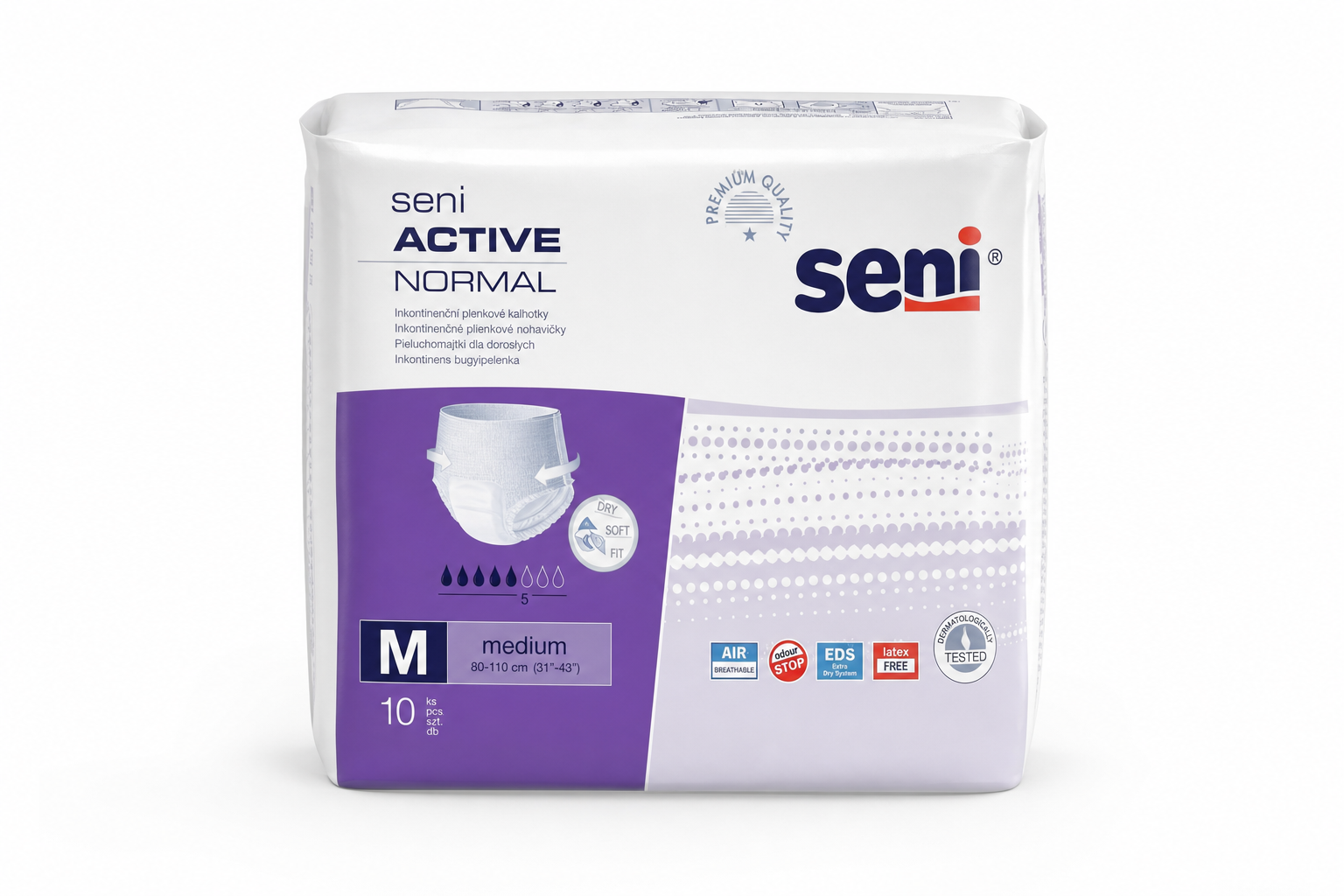 Seni Active Normal Medium 10ks inkont. plenk. Kal