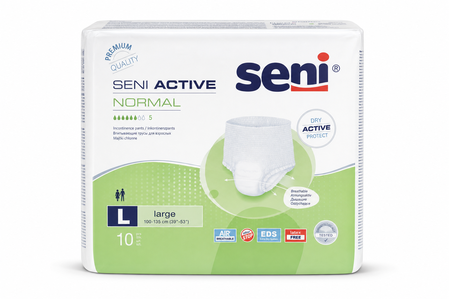 Seni Active Normal Large 10ks inkont. plenk. Kalh