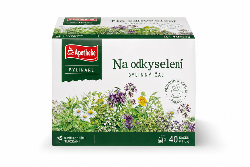 Čaj Apotheke Bylináře Na odkyselení 40x1.6g