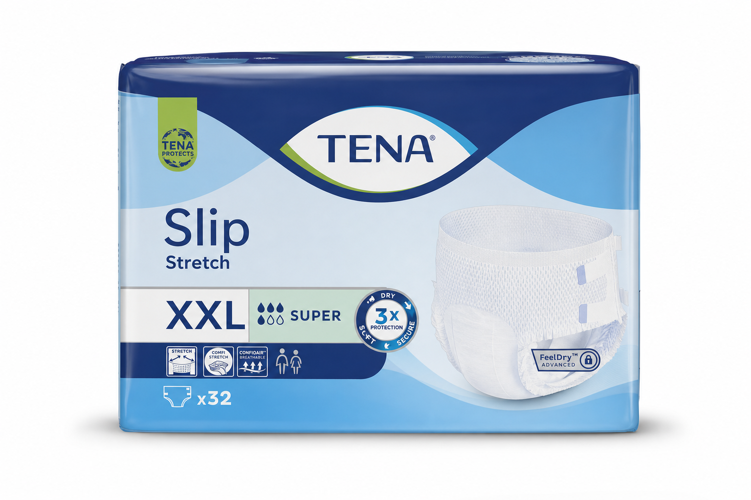 Tena plen.kalh. Slip Strech XXL 32ks 61490