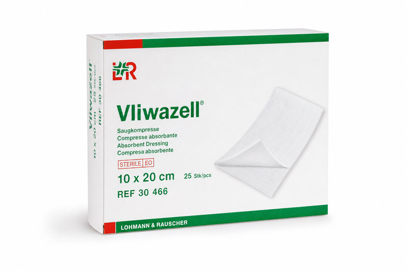 Komprese Vliwazell nester.vys.absorp. 10x20cm 25ks