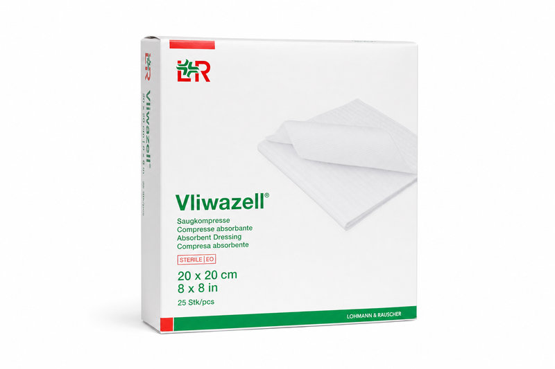 Komprese Vliwazell nester.vys.absorp. 20x20cm 25ks