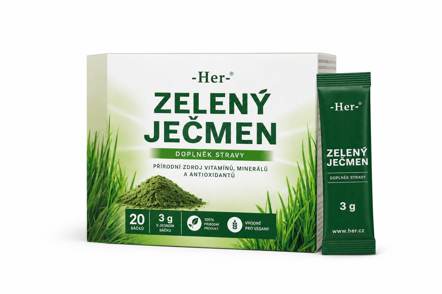 Zelený ječmen 20x3g -Her-