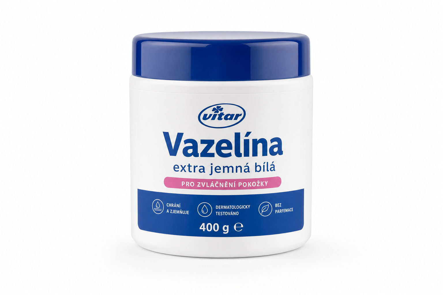 Vazelína extra jemná bílá 400g Vitar