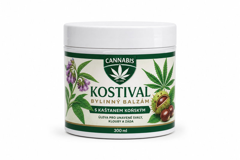 CANNABIS Kostival bylin.balz.s Kaštanem koň.300ml