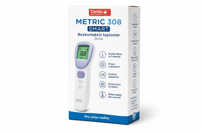Cemio Metric 308 SMART Bezkontaktní teploměr ČR/SK