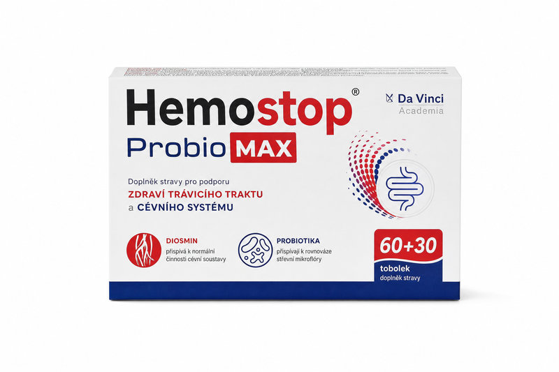 Hemostop Probio MAX Da Vinci Academia tob 60+30