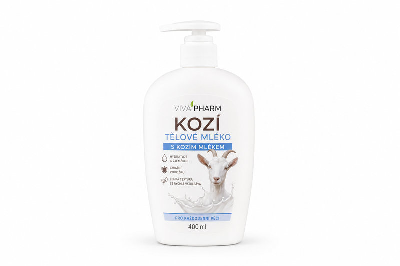 Kozí tělové mléko s kozím mlékem Vivapharm 400ml