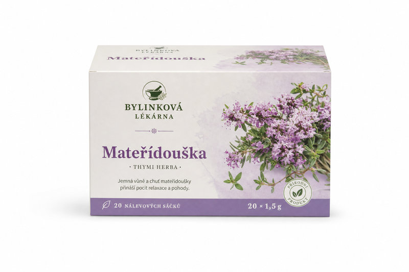 Čaj Bylinková lékárna Mateřídouška 20x1.5g