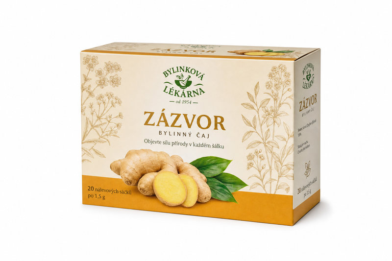Čaj Bylinková lékárna Zázvor n.s.20x1.5g