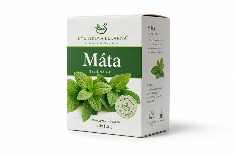 Čaj Bylinková lékárna Máta 20x1.5g