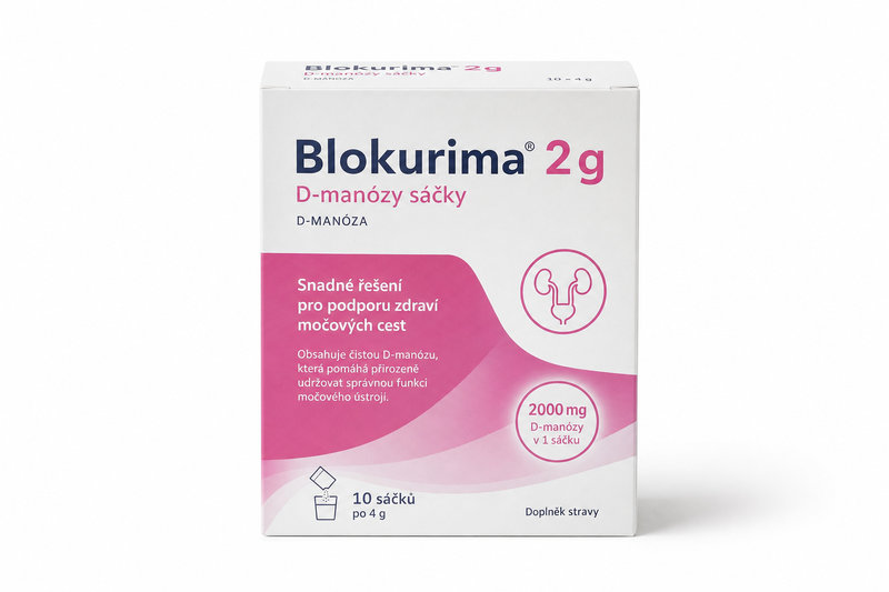 Blokurima 2g D-manózy sáčky 10x4g
