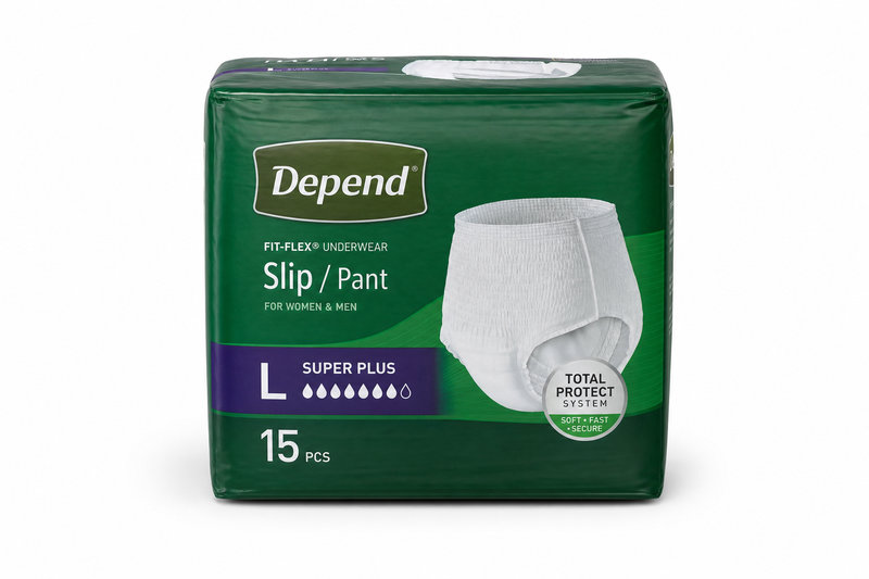 Depend kalh.plenk.Slip Super Plus L 15ks 1739