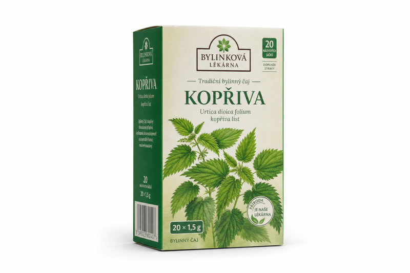 Čaj Bylinková lékárna Kopřiva n.s.20x1.5g