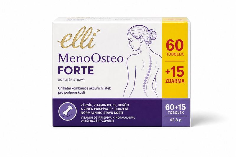 Elli MenoOsteo FORTE tob 60 +15zdarma