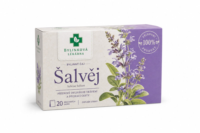 Čaj Bylinková lékárna Šalvěj n.s.20x1.5g