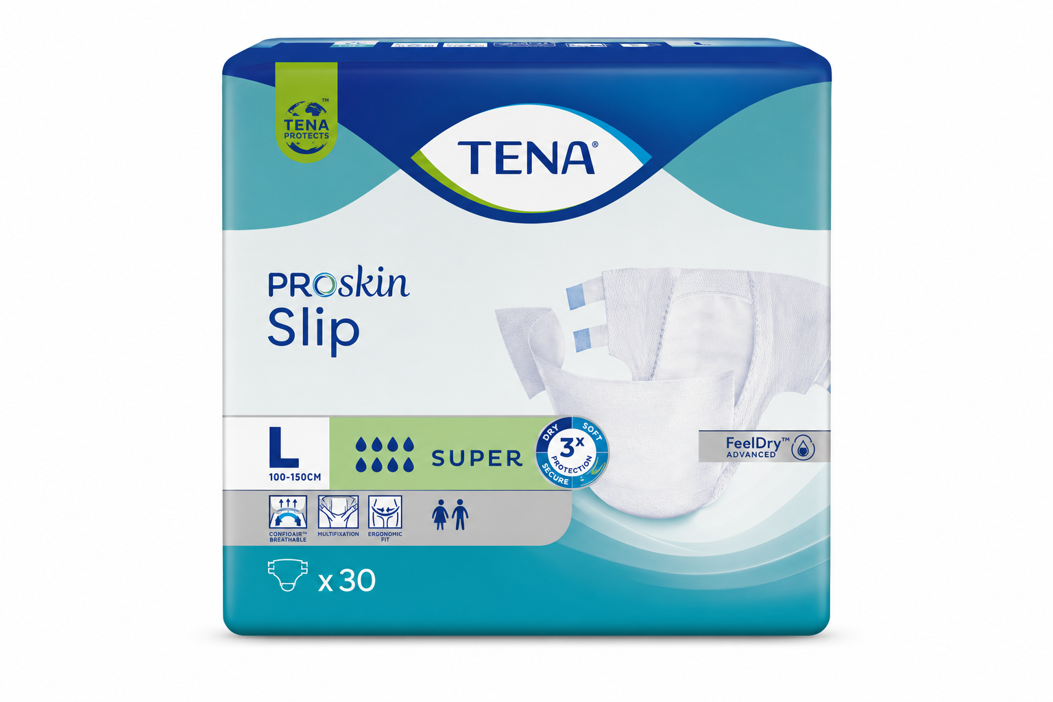 Tena plen.kalh. Slip Super Large 30ks 711400/430