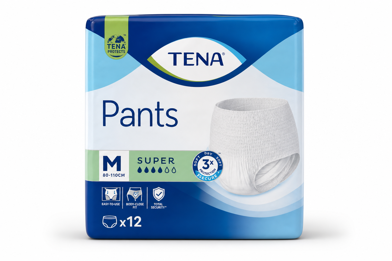 Tena navl.kalh.PantsSuper Medium 12ks 793520/512