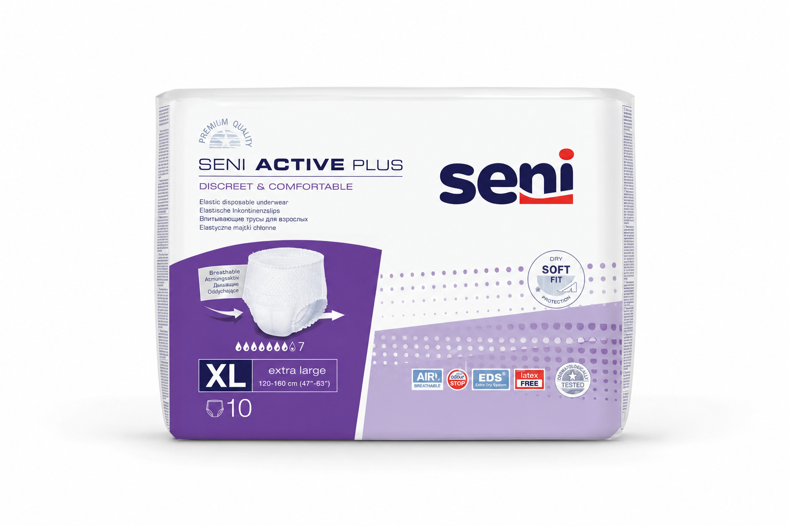 Seni Active Plus Extra Large 10ks ink. plen. Kalh.