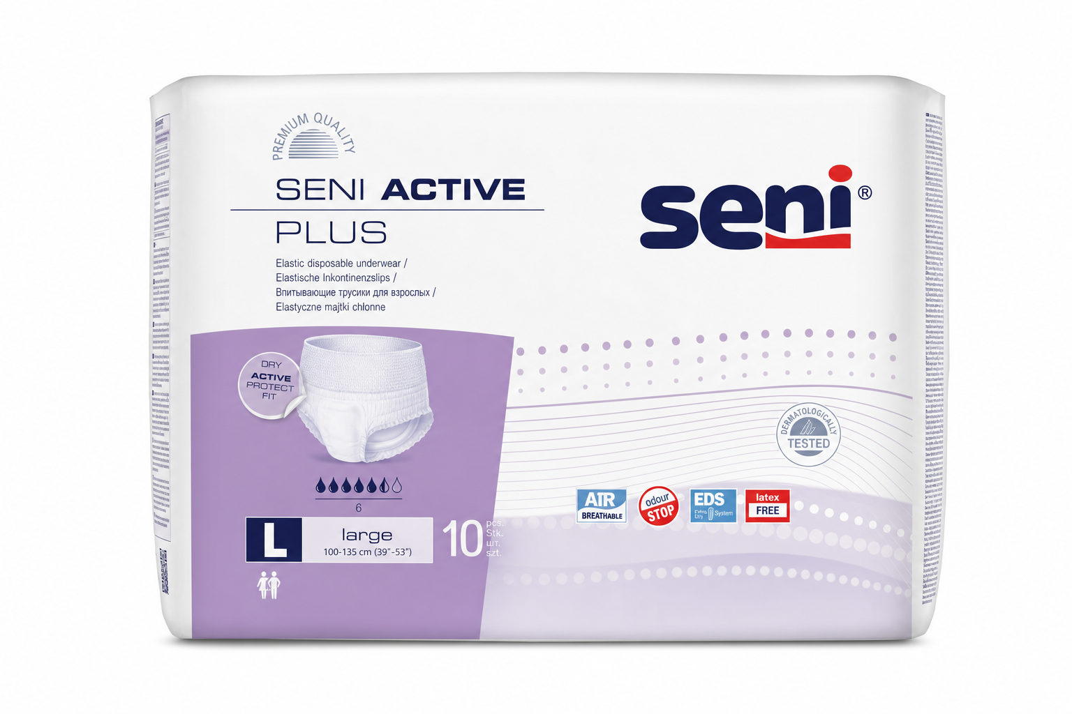 Seni Active Plus Large 10ks ink. plen. Kalh.