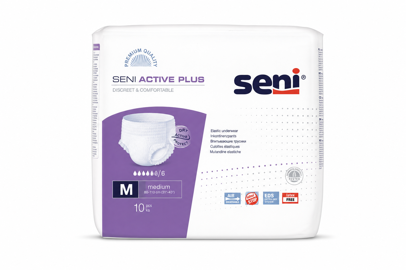 Seni Active Plus Medium 10ks ink. plen. Kalh.