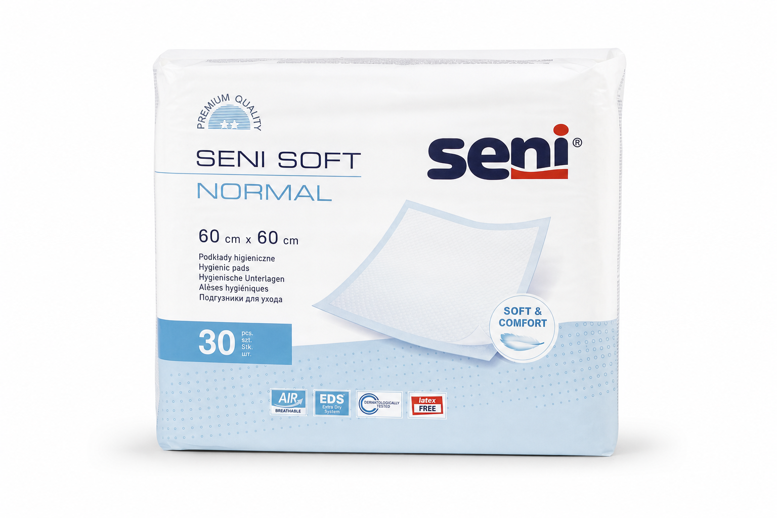 Seni Soft Normal 60x60cm 30ks podložky absorpční