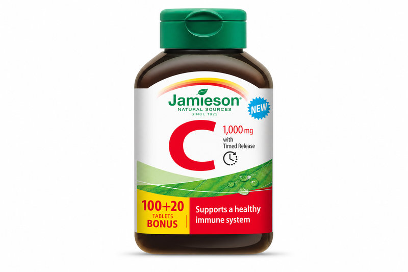 JAMIESON Vitamín C 1000mg s postup.uvol.tbl.100+20