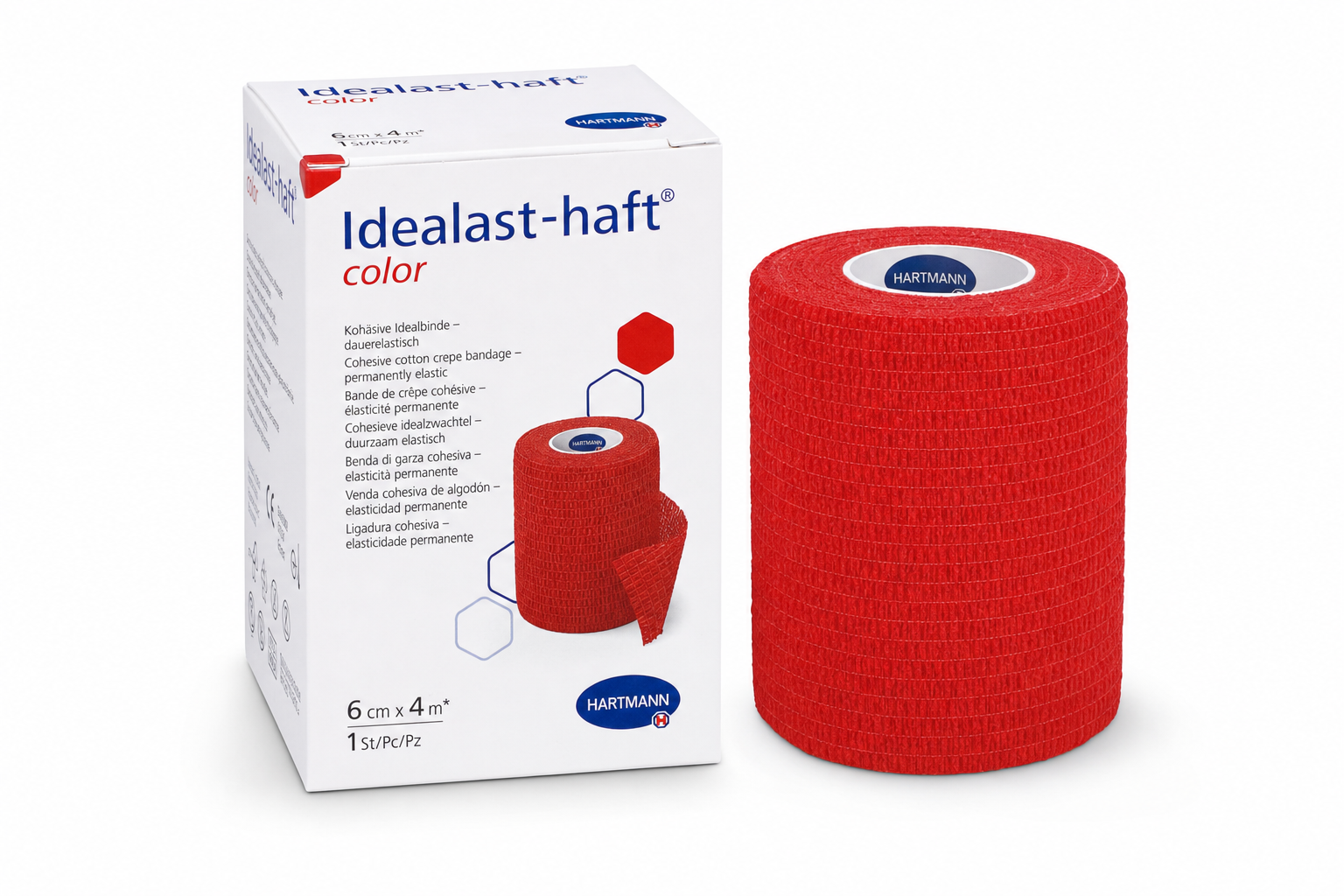 Obinadlo Idealast-haft color 6cmx4m/1ks červ.