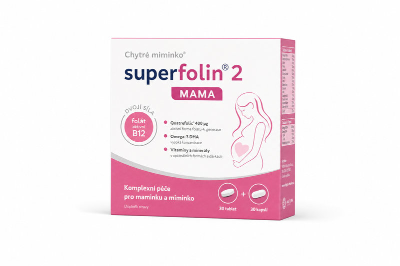 Chytré miminko superfolin 2 MAMA tbl 30+cps 30
