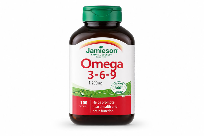 JAMIESON Omega 3-6-9 1200mg cps.100