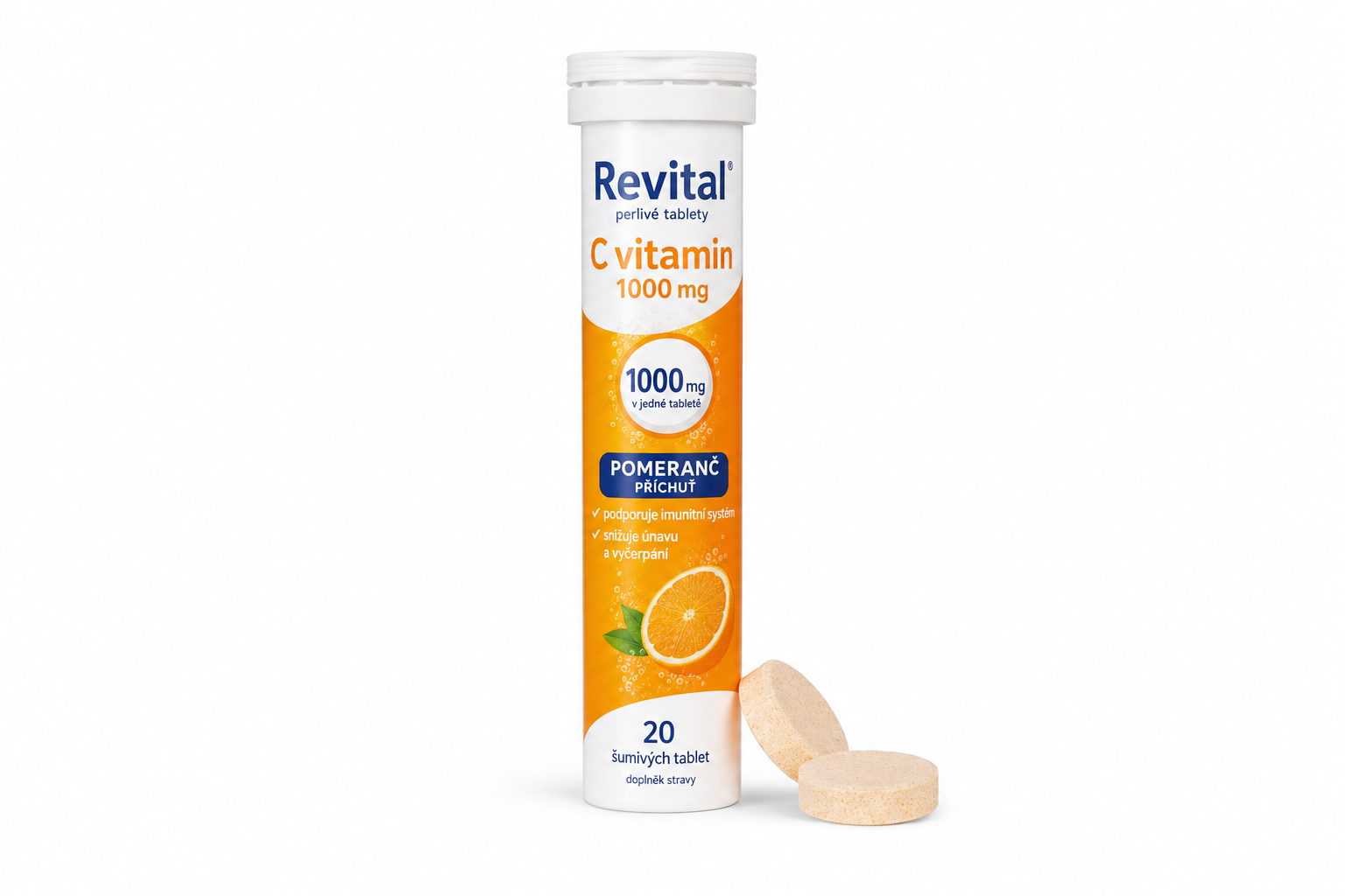Revital C vitamin 1000mg Pomeranč tbl eff 20