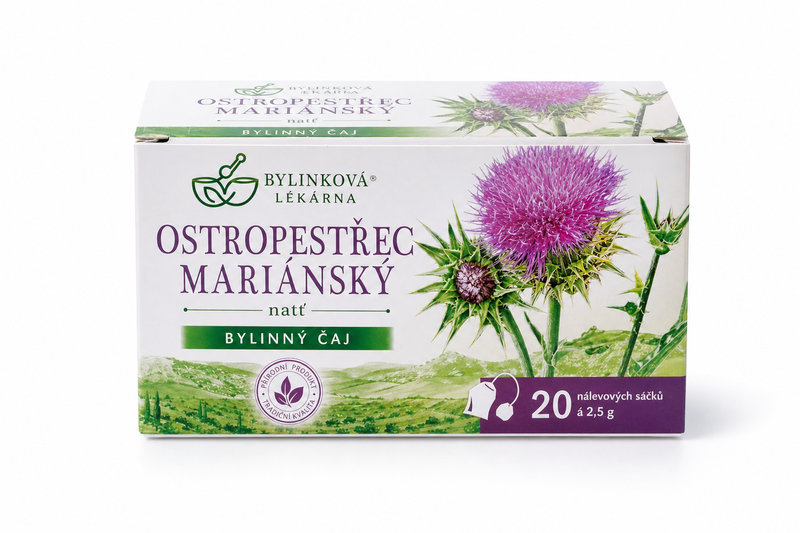 Čaj Bylinková lékárna Ostropestřec marián.20x2.5g
