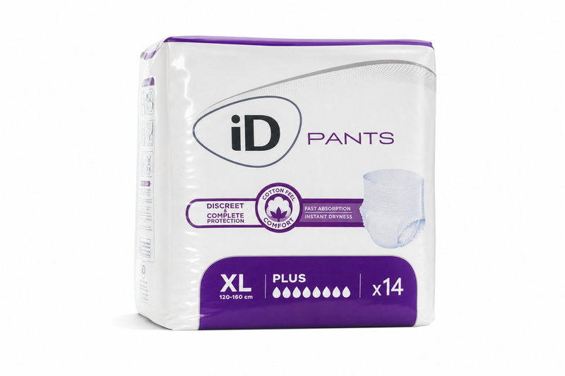 iD Pants X-Large Plus plen.kalh. 14ks 5531465140