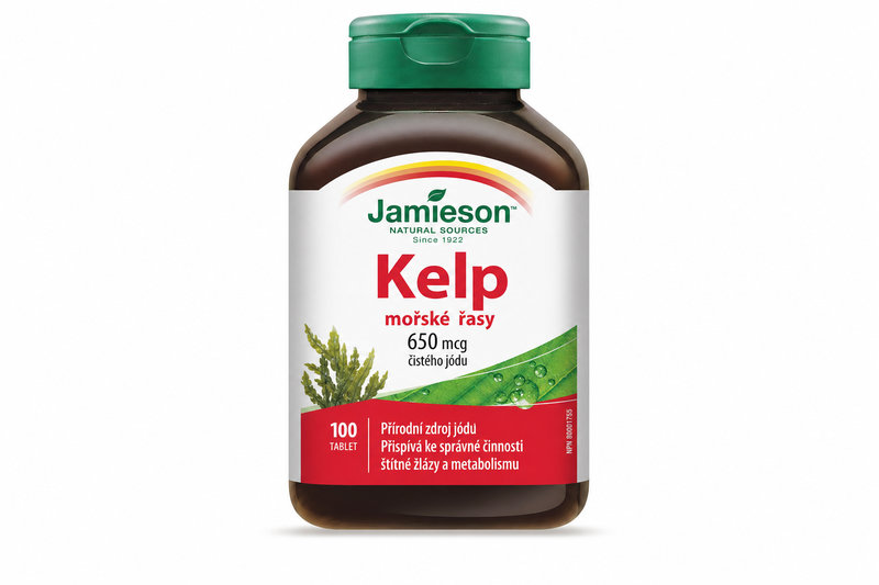 JAMIESON Kelp mořské řasy 650 mcg tbl.100