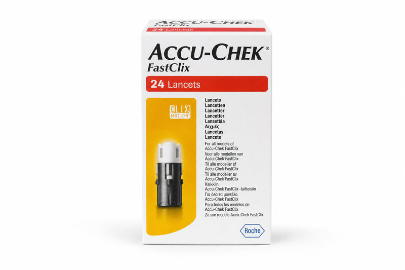 Lanceta Accu Chek Fastclix 24ks