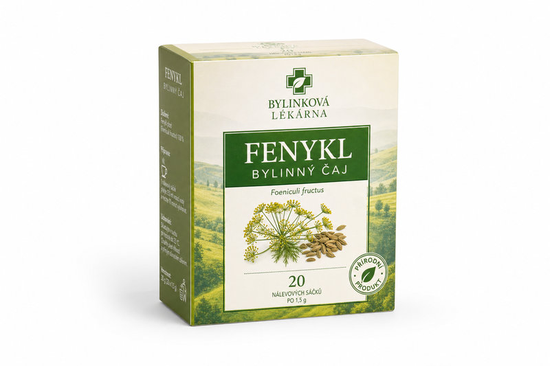 Čaj Bylinková lékárna Fenykl bylinný čaj 20x1.5g